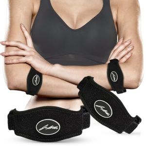 Coudiere Tendinite Con&ccedil;ue par des M&eacute;decins, Soulage la Douleur Tendinite Coude, Tennis Elbow, Coudiere Epicondylite Gauche & Droite pour Protection du Nerf Cubital, Hommes et Femmes, [ 2 Unit&eacute;s, Noir] (Better Living EU, neuf)