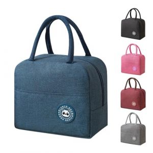 BRYN Sac Isotherme Repas, 5.6L Mini Glaciere, Glaciere Souple Isotherme en Feuille d'Aluminium, Petit Sac Lunch Box pour Femmes, Hommes, Enfants, École e Bureau (Bleu) (Bryn Home, neuf)