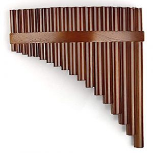 18 Tubes F Key Pan Flute de Haute Qualité Pan Pipes Instrument À Vent Instrument de Musique Traditionnelle Chinoise en Bambou Flûte de Pan, Fabriquée À La Main Left (WEMA Store, neuf)