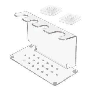 Porte-Rasoir, Organisateur mural acrylique pour rasoir de douche, Organisateur De Rangement Gain De Place Pour Homme Mari Père Petit-Ami Garçon Famille (guixine, neuf)
