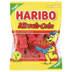 Kirsch-Cola Gummies - Bonbons en forme de bouteilles associant les saveurs cerise et cola, pour un plaisir pétillant - Compatible avec Haribo (PAStation, neuf)