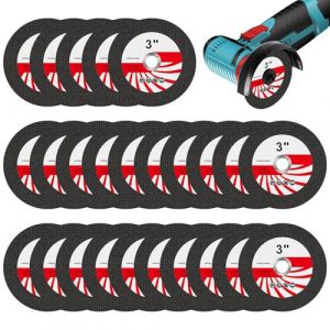 25 Pièces Disques à Tronçonner 76 mm Métal INOX Acier Fer – Disque de Coupe 75 x 1,2 x 10 mm pour Meuleuse d’Angle – Coupe Rapide et Précise Multi-Matériaux (shuoante, neuf)