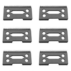 lehua 6 PièCes Lame en CéRamique Lame de Rechange en CéRamique, 28 Dents en CéRamique Tondeuse Lame de Rechange Cutter 2 Trous Tondeuse, Noir (Yanconglei, neuf)