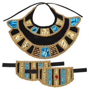 Holibanna 1 Ensemble D'Accessoires De Vêtements Égyptiens Ceintures Pour Femmes Robes Tenue Ceintures Habillées Pour Femmes Accessoire De Costume Égyptien Collier Égyptien Décoratif (Lydia Lyle, neuf)