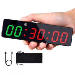 Mini Timer Sport Portable Minuteur D'intervalle pour Fitness Chronom&egrave;tre Count Up Compte &agrave; Rebours (Xunlefei, neuf)