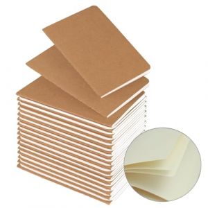 YBCPACK Lot de 30 carnets de notes kraft - Format A6 - Avec 60 pages (30 feuilles) - Pour bureau, école et voyage - 10 x 14 cm (YBCPACK, neuf)