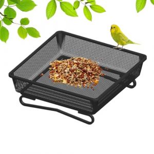 Mangeoires &Agrave; Oiseaux De Sol Pour Ext&eacute;rieur, Plateau D'Alimentation Carr&eacute; De 18 Centim&egrave;tres, Mangeoire En Maille R&eacute;sistante Aux Intemp&eacute;ries Pour Jardin Terrasse Balcon Arri&egrave;re Cour Porche Rebord De Fen (Mineatig, neuf)