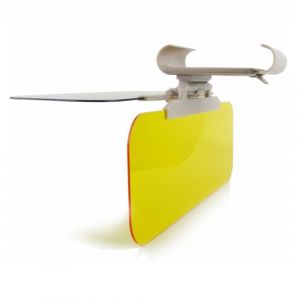 Yctze Visi&egrave;re Anti-&eacute;blouissement 2 en 1 pour Voiture Jour et Nuit, Pare- Anti- pour Lunettes de Conduite, Visi&egrave;re d'extension de Miroir Anti-&eacute;blouissement pour la Plupart des (Ruttiy, neuf)