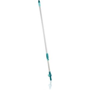 Leifheit Manche Télescopique en acier 110 à 190 cm, Manche à balais réglable et extensible, perche télescopique avec articulation pour nettoyage sols, vitres, plafonds, etc., avec Click-system (MK TRADE SIA, neuf)