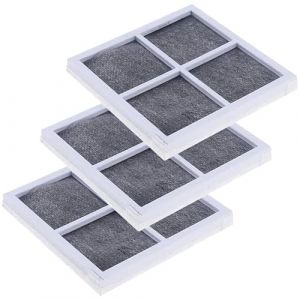 Xrten 3 Pcs Filtre à Air pour Réfrigérateur, Filtre à Air de Remplacement, Filtre Frigo Americain Convient pour LG LT120F, Filtre à Air Frais de Rechange (WYETTRIO YAN, neuf)