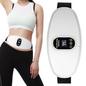 Appareil de massage du ventre | Masseur de ventre vibrant | Ceinture de combustion sans fil r&eacute;glable de 24 cm pour V&egrave;ntre plat, taille, V&egrave;ntre, entra&icirc;nement, relaxation du corps, fitness, exercice &agrave; d (eurt, neuf)