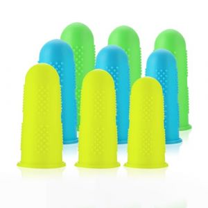 HJZHII 15 Pièces doigtier silicone pour doigt,protege doigt silicone protège doigt dés à coudre en silicone doigts protection du bout des doigts colle chaude cache résistants aux coupures pour cire (successful career, neuf)