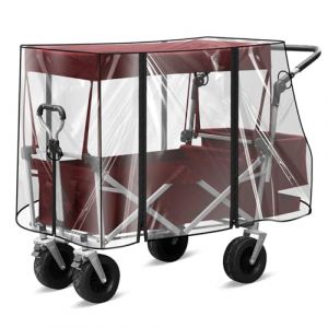 PORFOYO Protection Contre La Pluie Pour Chariot Pour Enfants, Housse De Pluie Transparente, Housse De Pluie Universelle, Housse De Pluie Pliable Universelle Pour Chariot De Camping, Poussette (TRUST AND BU, neuf)