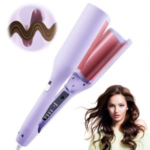 IXYHKB Fer à Onduler, 32mm Fer à Friser, F-er à Onduler Wavy avec 4 Réglages de Température, Beach Waves pour les Cheveux Courts/Moyens/Longs (DongGuanShi JiJunShangMao YouXianGongSi, neuf)
