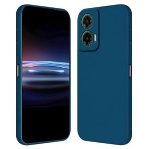 RankOne Coque pour Motorola Moto g35 5G (6.72" inches) &Eacute;tui en Silicone TPU Souple - Bleu Saphir (Rankone, neuf)