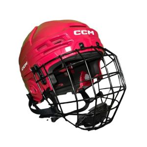 CCM Casque Tacks 70 Combo Senior, Taille: S, Couleur: Rouge (TRADEFOR, neuf)