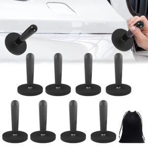 Mocoli 8 Pi&egrave;ces Aimant Gestion Voiture, Aimant avec Poign&eacute;e et Sac de Rangement Feuille Support Magn&eacute;tique Noir pour Emballage Voiture (attempty, neuf)