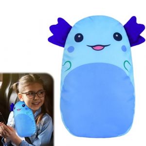 MHJY Coussin Voiture Enfant Protege Ceinture Voiture Adulte Protection Ceinture de Sécurité Cale Tete Voiture Support de Tête Et de Cou pour Filles Garçons Voyage (Touchhome-EU, neuf)