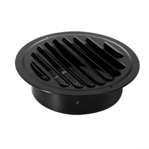 HpLive Grille d'aération ronde de 70 à 200 mm, en acier inoxydable, outil de ventilation pour canaux muraux extérieurs (80 mm) (Focuslifeshop-eu, neuf)