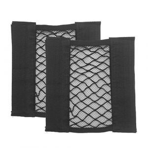 HLIWS 2 pcs Filet de Rangement de Coffre, 100 x 220 mm Filet Rangement pour Voiture,Poche Filet de Rangement en Maille, pour Camion, Voiture, SUV, Cuisine et Rangement des Armoires (Aprily, neuf)