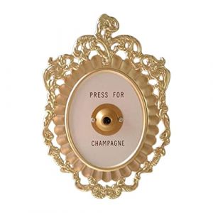 F Fityle Sonnette de Porte Vintage, Bouton Mural de Sonnette pour D&eacute;boucher Le Champagne, D&eacute;coration pour Porte, Salon, Salle Manger (Homegarden FR, neuf)