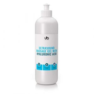 Gel De Massage &Agrave; Ultrasons UB Avec Acide Hyaluronique | Gel Conducteur | Pour Les Traitements Esth&eacute;tiques Par Ultrasons 500 mL (Ultrasonic Beauty, neuf)