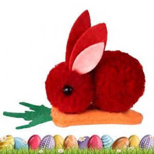 Pince À Cheveux En Peluche Lapin,Pince À Cheveux En Forme De Lapin De Pâques De Carotte Pour Des Coiffures Élégantes,pour Fête De Pâques Mascarade Cosplay Costume Coiffure Pour Filles Femmes À Pâques (meiguimoli, neuf)