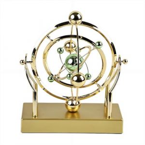 Pendule &agrave; mouvement perp&eacute;tuel en orbite c&eacute;leste, Newtons - Machine &agrave; mouvement perp&eacute;tuel - D&eacute;coration de bureau pour bureau, maison, cadeau pour les amateurs d'astronomie et les enseignants (Yuelangde, neuf)