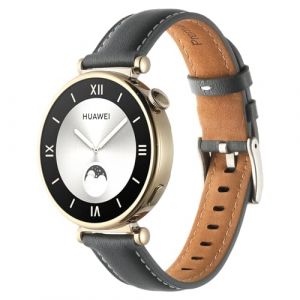 RuenTech Bracelet de rechange en cuir v&eacute;ritable souple compatible avec Oneplus Watch 3 43 mm, 18 mm pour montre connect&eacute;e Oppo Watch X2 Mini, Mittelgro&szlig;e, Cuir, Pas de gemme (Jiuxuanshiye, neuf)