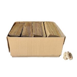 Bois de Chauffage Chêne Sec, 10 kg, Bûches 25 cm, Cheminée, Brasero, Pizza, Barbecue avec 3 Allume-Feux Naturels (Domaine de la Forge, neuf)