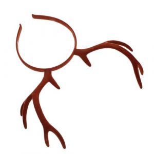 HAMPPLIES Serrage-t&ecirc;te Bois De Cerf No&euml;l Grosse Taille L&eacute;ger Polyvalent Femme Fille F&ecirc;te D&eacute;guisement Accessoire Cheveux Hiver (Chfaan, neuf)