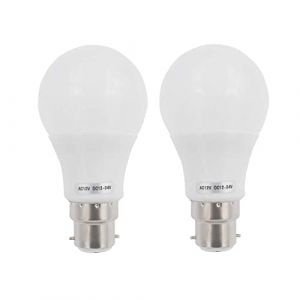 GRV B22 5W SMD LED AC12V DC12V-24V Ampoule de remplacement à incandescence 40W pour système solaire, VR, camping-car, bateau, intérieur basse tension blanc froid Lot de 2 (éclairage non domestique) (FRGRV, neuf)