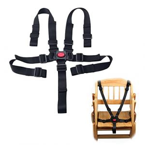 FLOTRUTE Harnais De Sécurité 5 Points Universel, Ceinture De Sécurité Bébé Harnais, Chaise Haute Siège Sécurité Ceinture, Adaptable sur Chaise Haute, Poussette, Landau, etc (wuhanshilingzichududianzishangwuyouxiangongsi, neuf)