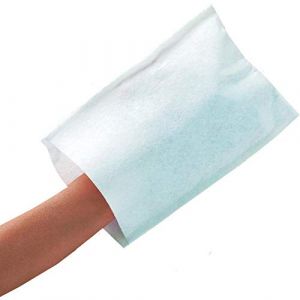 AMD - 1000 Gants De Toilette Molletonnés Non Tissés Jetables 80 GR/m² - Ultra Doux (Le Pro du Médical, neuf)