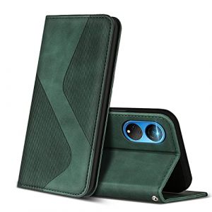 ZONNAVI Coque pour Huawei Honor X7, Premium &Eacute;tui Housse en Cuir de Protection avec [Emplacements Cartes] [Magnetique], Clapet Folio Portefeuille pour Huawei Honor X7 (Vert) (ZONNAVI, neuf)