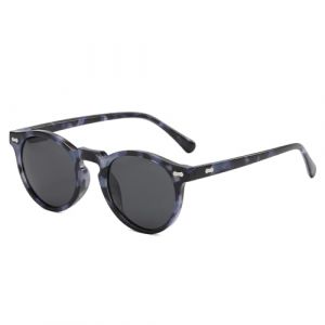 LJCZKA Lunette de Soleil Polaris&eacute;e Ronde Homme Femme Vintage R&eacute;tro Lunettes de Soleil Femme Polaris&eacute;es Protection UV400 (LJCZKA, neuf)
