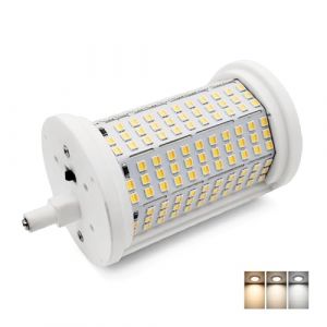 QLEE R7s 50w Ampoule Led 118mm 3cct R&eacute;glable J Type Lin&eacute;aire Double Extr&eacute;mit&eacute; Studio & Projecteur &eacute;quivalent Ampoules Halog&egrave;nes 500w Pour Le Travail S&eacute;curit&eacute; Paysage Et Lampadaires (Qleeteck, neuf)