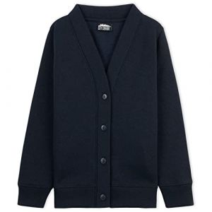 CityComfort Gilet Garcon Cardigan Enfant Garcon Pull Boutonné Manches Longues Tricot Enfant Coton Basique Vêtements Enfant Ado Garcon 3-14 Ans Multipack 1 ou 3 (Navy 1 Pack, 3-4 Ans) (Get Trend., neuf)