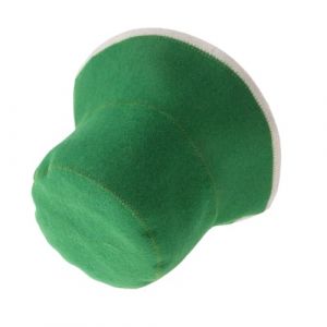 Healeved Bonnet de Sauna Laine et Hommes Chapeau Thermique R&eacute;ducteur Humidit&eacute; pour Spa et Salle de Bain Protection la Chaleur et S&egrave;che Cheveux Vert de No&euml;l (Accompany JY, neuf)