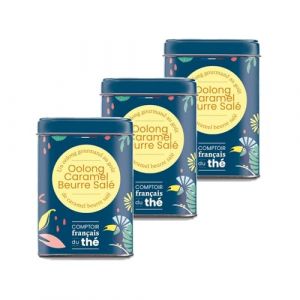 Lot 3x Thé Oolong caramel beurre salé - Boîte 100g (Toilinux, neuf)