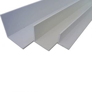 B&T Metall &Eacute;querre en plastique PVC rigide Blanc 60 x 40 x 2,5 mm Longueur 2 m (B&T Metall und Kunststoff, neuf)