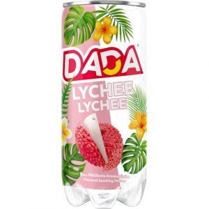 DADA DRINKS &ndash; Eau Gazeuse Fruit&eacute; au Litchi, Fra&icirc;cheur L&eacute;g&egrave;re et D&eacute;salt&eacute;rante (Canette 33cL) - Le lot de 4 (March&eacute; Parisien, neuf)