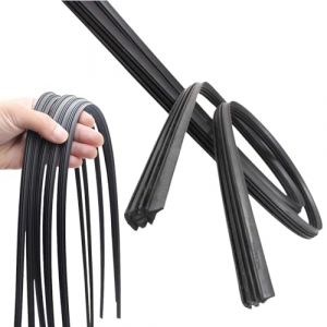 Gomme D'essuie-glace, 2 Pi&egrave;ces Caoutchouc D'essuie-glace de Rechange,Gommes D'essuie-glace D&eacute;coupables,Caoutchouc de Rechange, Lames d'Essuie-Glace de Rechange en Caoutchouc (kangliyaun, neuf)