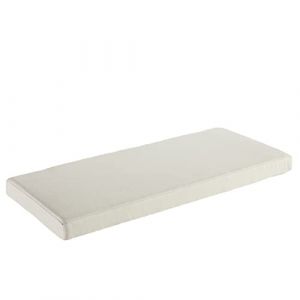 AFEBOO Coussin de banc 2/3 places - Pour intérieur et extérieur, jardin, balancelle, doux - Lavable - Pour terrasse, cuisine, salle à manger (beige, 175 x 50 x 5 cm) (JKKLMM, neuf)
