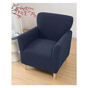 Housse de Fauteuil Cabriolet 1 Place Housse de Fauteuil Extensible Club Universel Amovible Lavable Couverture de Fauteuil Chesterfield Protecteur de Fauteuil pour Salon Tub Chair ( Color : #19 , Size (MIUGOODEL, neuf)