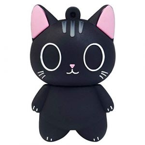 leizhan Cl&eacute; USB 32Go, Flash Drive Mignonne cl&eacute; USB Pendrive en Silicone (32Go,Chat) (WINTONE, neuf)