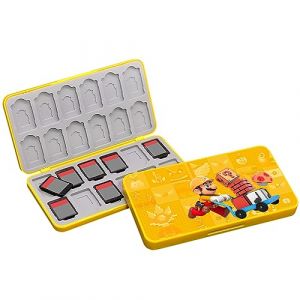 BAYINBROOK Rangement Switch Jeux, Boite Jeux Switch Rangement, Boite Rangement Jeux Switch, Doublure en Silicone, avec 24 Emplacements pour Cartes de Jeu et 24 Emplacements Our Cartes Micro SD (M-O) (SPTACUS, neuf)