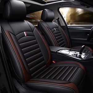 JoyRozTek Housse de siège Auto pour Volvo XC60 XC 60 2008-2026 5 Places, Ensemble Complet de Protection Toutes Saisons,ZT09, Noir et Marron (JoyRozTek, neuf)