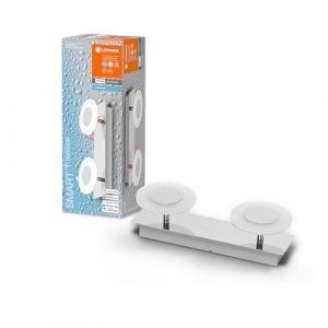 Ledvance 4058075573802 Bathroom Decorative Ceiling and Wall with WiFi Technology, Steel, 15 W, Chrome, 32cm (ncc-design, neuf)
