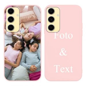 Yoedge Rose Coque Personnalis&eacute;e pour Samsung Galaxy S25 FE 5G 6,7", Personnalisable Housse &Eacute;tuis avec Photo Image Texte Etui, Silicone Protection Custom Cover pour Samsung Galaxy S25 FE 5G Case (Somin Ivka EU, neuf)